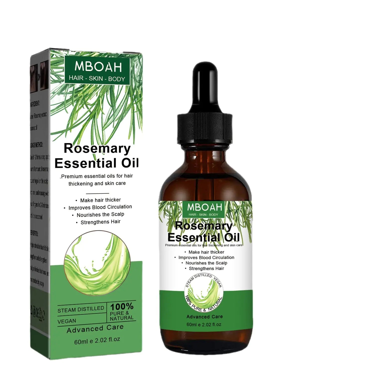 Rosemary Hair Oil for Shine, Nourishment & Circulation