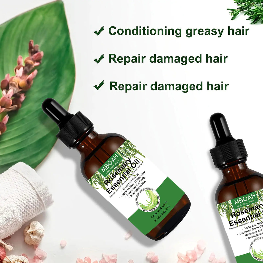 Rosemary Hair Oil for Shine, Nourishment & Circulation